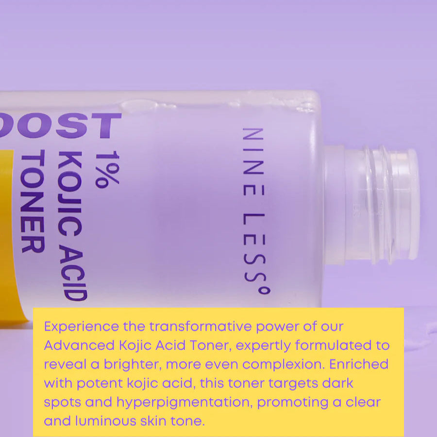 NINE LESS - B-Boost 1% Kojic Acid Toner (200ml) - v2 - Seoulful Skincare