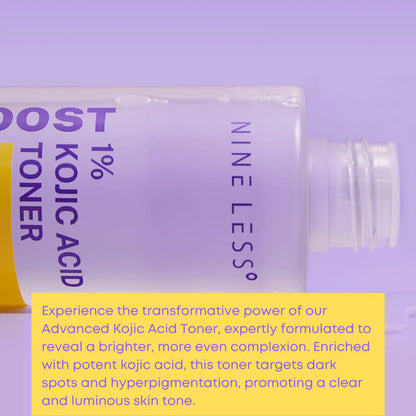 NINE LESS - B-Boost 1% Kojic Acid Toner (200ml) - v2 - Seoulful Skincare