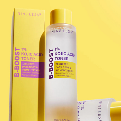 NINE LESS - B-Boost 1% Kojic Acid Toner (200ml) - v4 - Seoulful Skincare