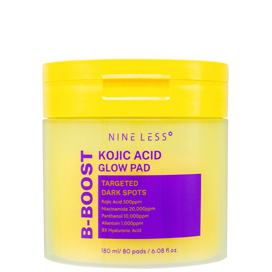 NINE LESS - B-Boost Kojic Acid Glow Pad (80 pads) - Seoulful Skincare