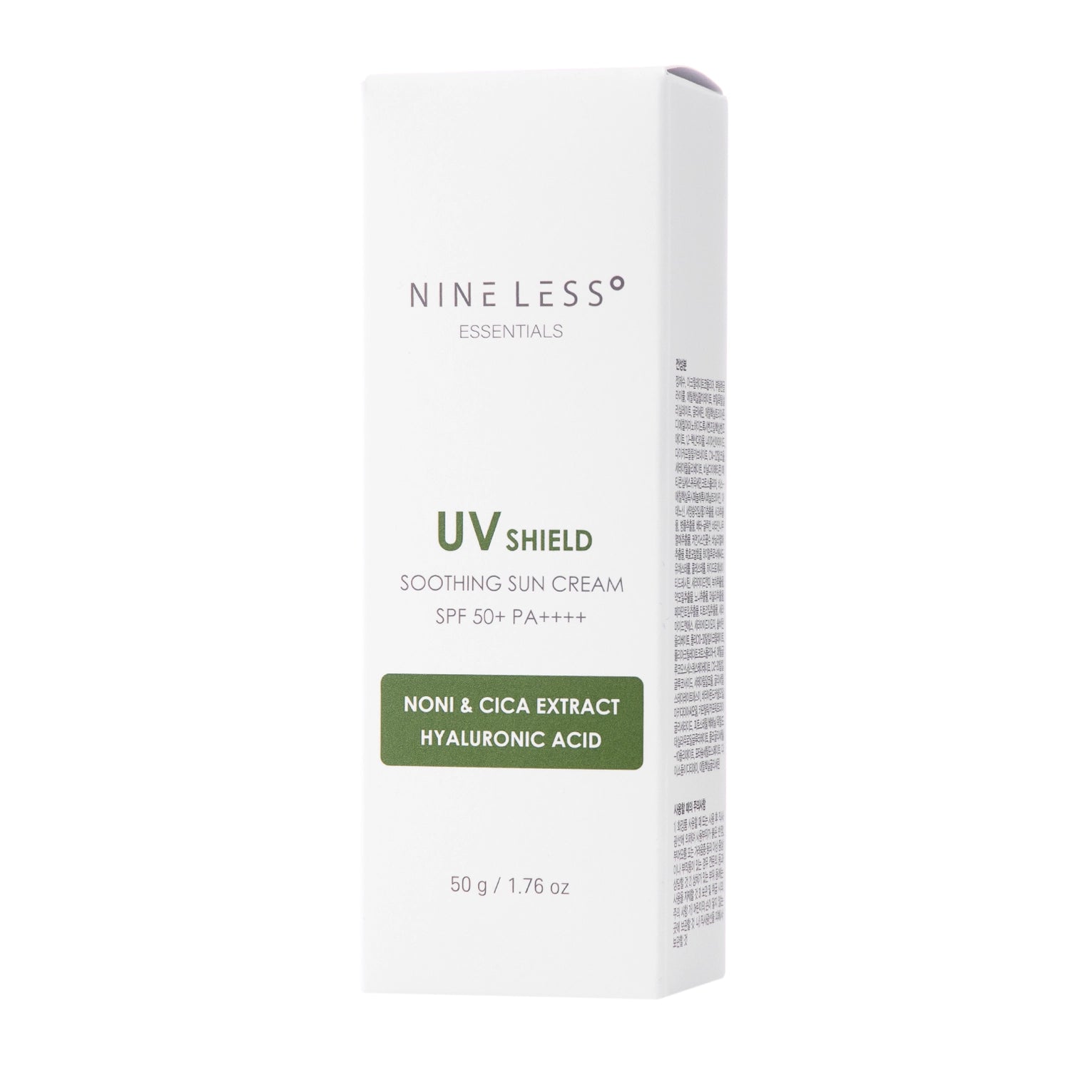 NINE LESS - Essentials UV Shield Soothing Sun Cream (50g) - v5 - Seoulful Skincare