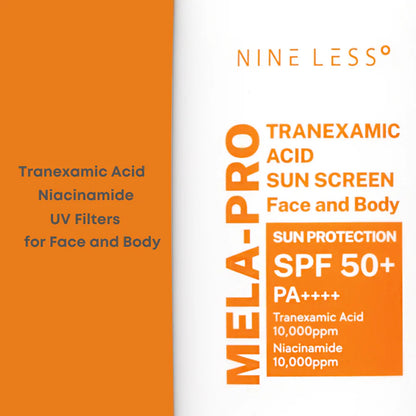 NINE LESS - MELA-PRO Tranexamic Acid Sun Screen (100ml) - v3 -  Seoulful Skincare