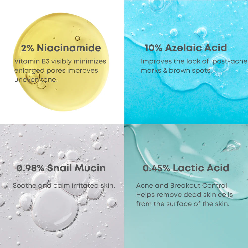 Nineless - A-Control 10% Azelaic Acid Serum (30ml) - v7 - Seoulful Skincare