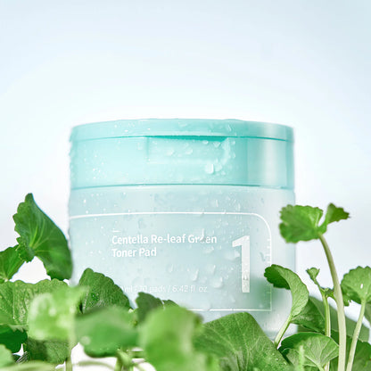 Numbuzin - No.1 Centella Re-Leaf Green Toner Pad (70 pads) - v4 - Seoulful Skincare