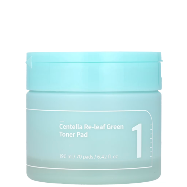 Numbuzin - No.1 Centella Re-Leaf Green Toner Pad (70 pads) 1 - Seoulful Skincare