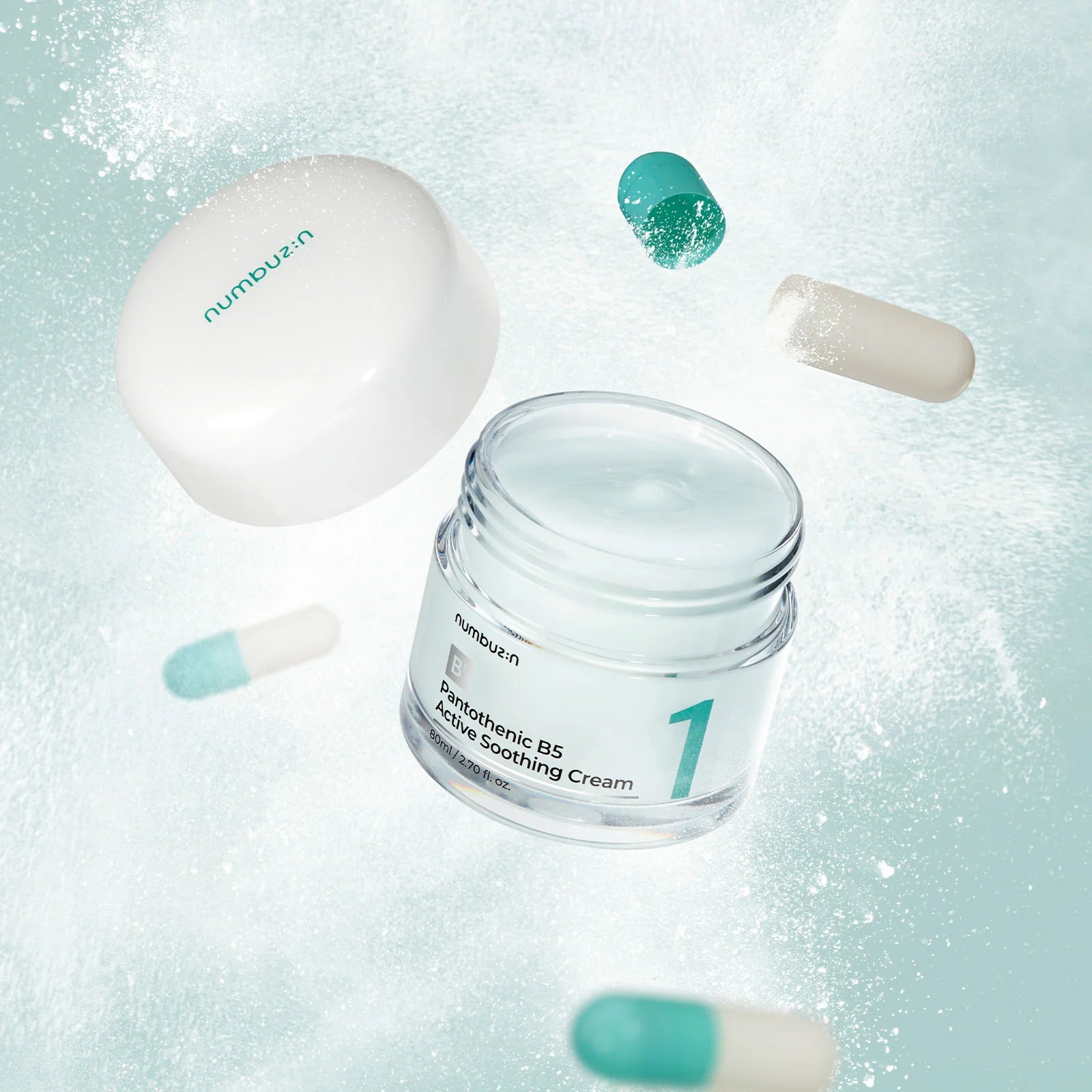 Numbuzin - No.1 Pantothenic B5 Active Soothing Cream (80ml) - v - Seoulful Skincare