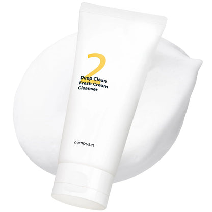 Numbuzin - No.2 Deep Clean Fresh Cream Cleanser - v - Seoulful Skincare