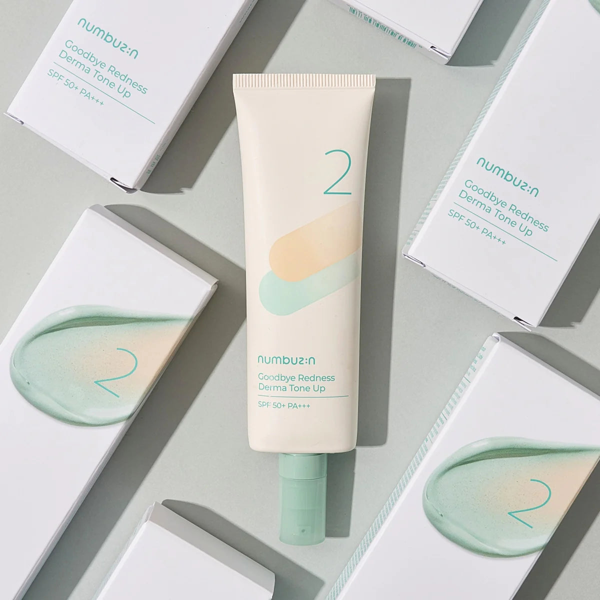 Numbuzin - No.2 Goodbye Redness Derma Tone Up SPF50+ PA+++ - v4 - Seoulful Skincare