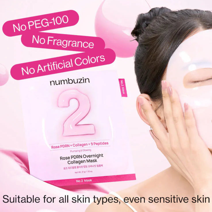 Numbuzin_-_No.2_Rose_PDRN_Overnight_Collagen_Mask_1ea_3_-_Seoulful_Skincare