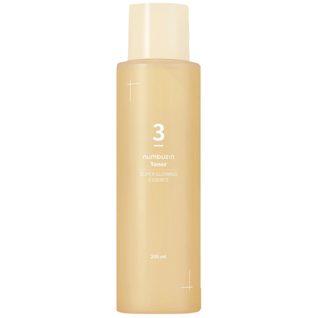 Numbuzin - No.3 Super Glowing Essence Toner (200ml) - Seoulful Skincare