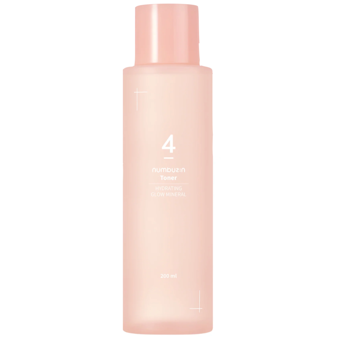 Numbuzin - No.4 Hydrating Glow Mineral Toner (200ml) - Seoulful Skincare
