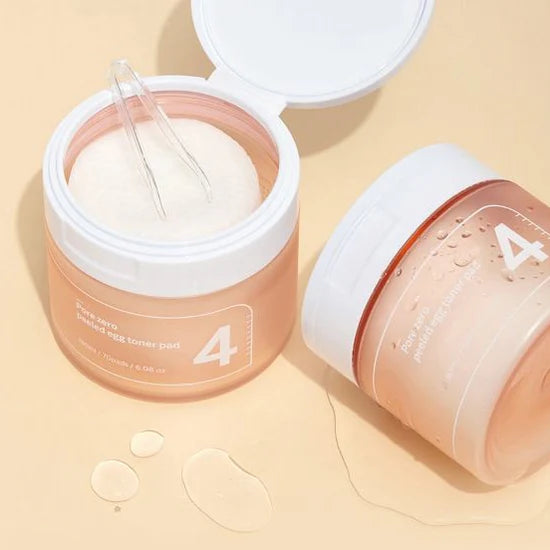 Numbuzin - No.4 Pore Zero Peeled Egg Toner Pad (70 pads) - v7 - Seoulful Skincare