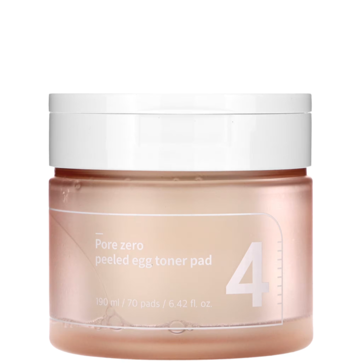 Numbuzin - No.4 Pore Zero Peeled Egg Toner Pad (70 pads) 1 - Seoulful Skincare