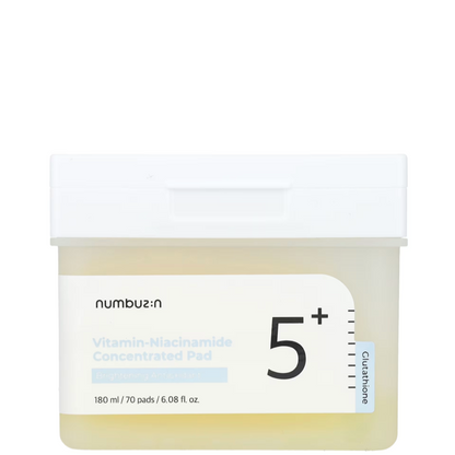 Numbuzin - No.5+ Vitamin-Niacinamide Concentrated Pad (70 pads) 1 - Seoulful Skincare