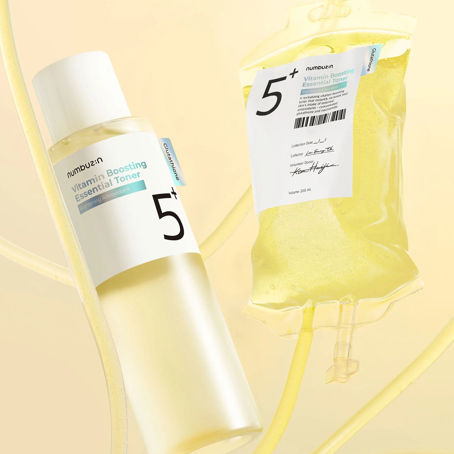 Numbuzin - No.5+ Vitamin Boosting Essence Toner - v - Seoulful Skincare