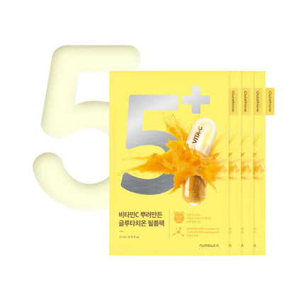 Numbuzin - No.5+ Vitamin Spotlight Sheet Mask (1pc) - v4 - Seoulful Skincare