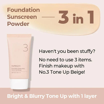 Numbuzin_-_No._3_Porcelain_Base-Skip_Tone_Up_Beige_50ml_Info4-_Seoulful_Skincare