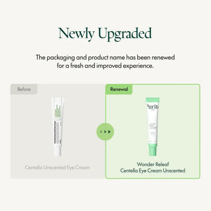 Purito - Wonder Releaf Centella Eye Cream Unscented (30ml) - v9 - Seoulful Skincare
