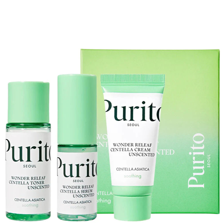 Purito - Wonder Releaf Centella Mini Kit Unscented - Seoulful Skincare