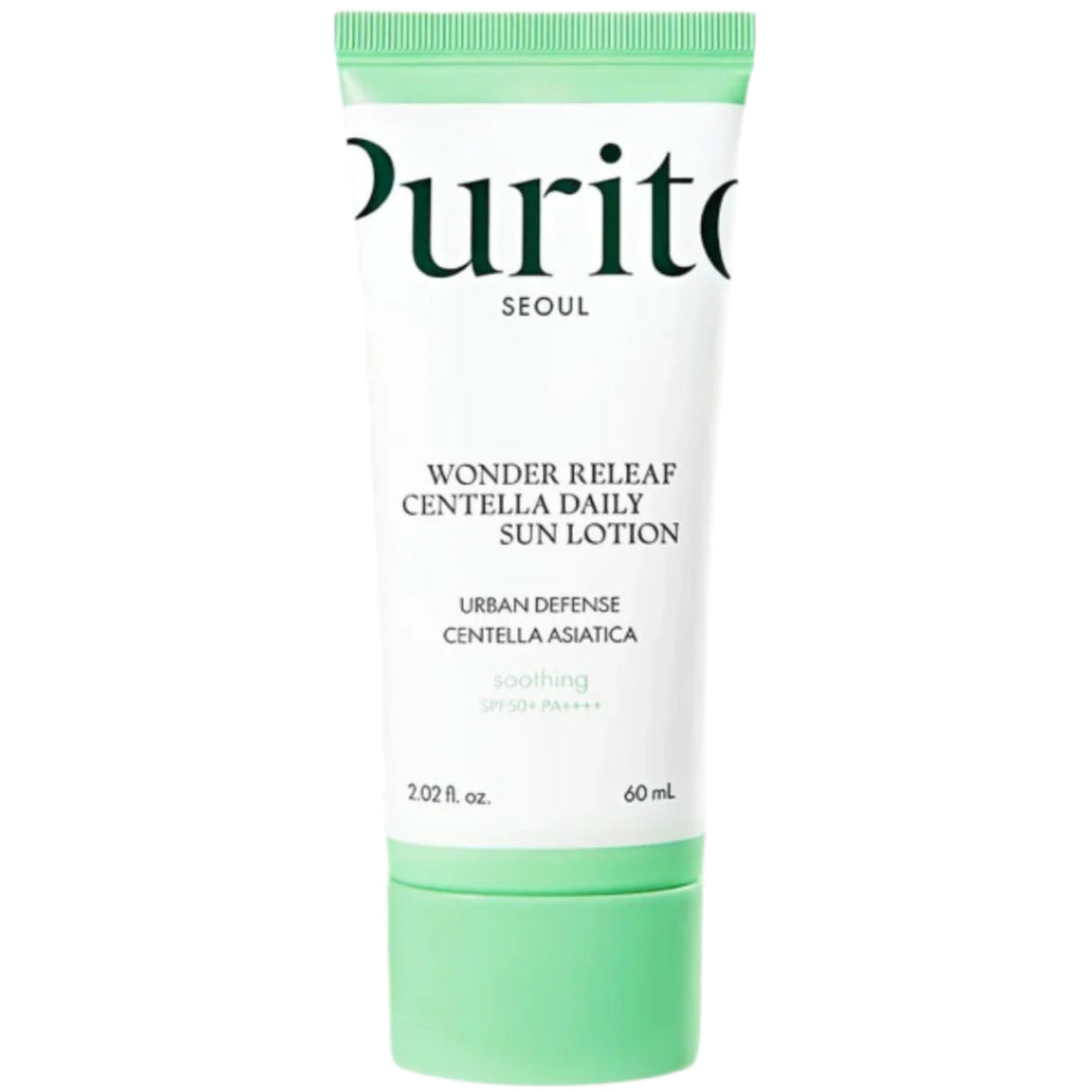 Purito Wonder Releaf Centella Daily Sun Lotion SPF50+ PA++++ (60ml) - Seoulful Skincare