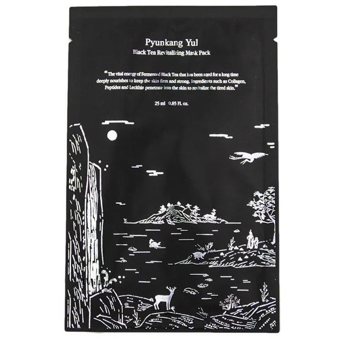 Pyunkang Yul - Black Tea Revitalising Mask (1ea) - Seoulful Skincare