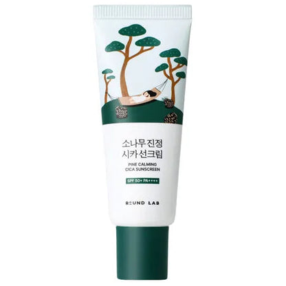 Round Lab - Pine Calming Cica Sunscreen (40ml) - Seoulful Skincare