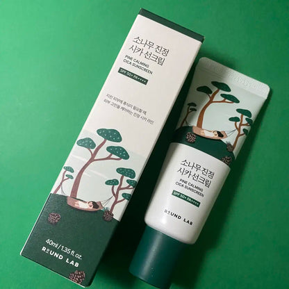 Round Lab - Pine Calming Cica Sunscreen (40ml) - v - Seoulful Skincare