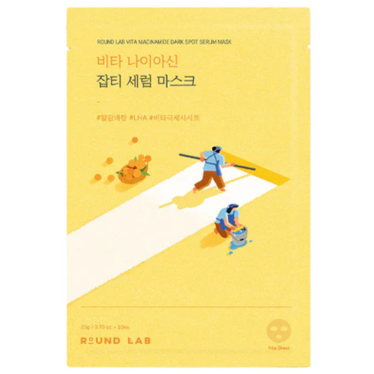 Round lab - Vita Niacinamide Dark Spot Serum Mask (1pc) - Seoulful Skincare