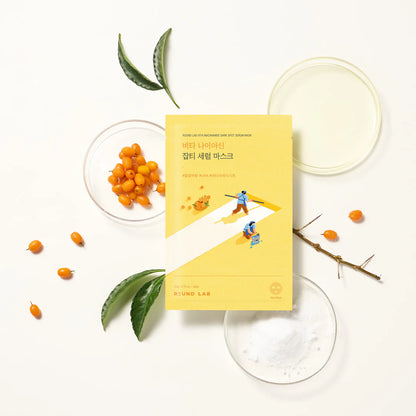 Round lab - Vita Niacinamide Dark Spot Serum Mask (1pc) - v - Seoulful Skincare