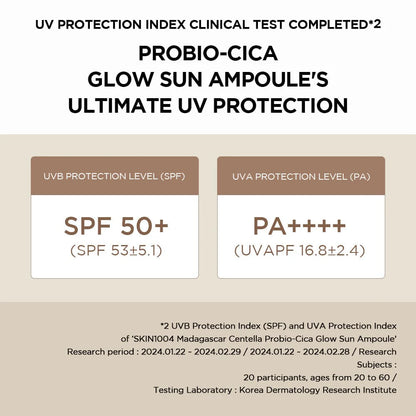 Madagascar Centella Probio-Cica Glow Sun Ampoule SPF 50+ PA++++ (50ml)