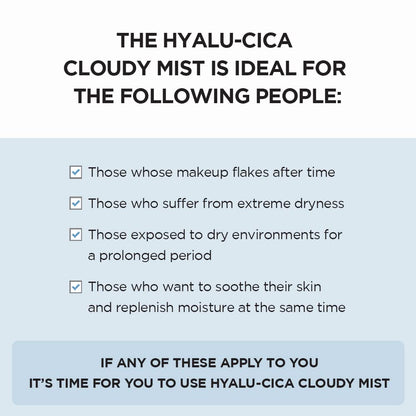 Madagascar Centella Hyalu-Cica Cloudy Mist Ultra-Fine Hydrating Facial Mist (120ml)