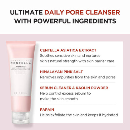 Madagascar Centella Poremizing Deep Cleansing Foam (125ml)