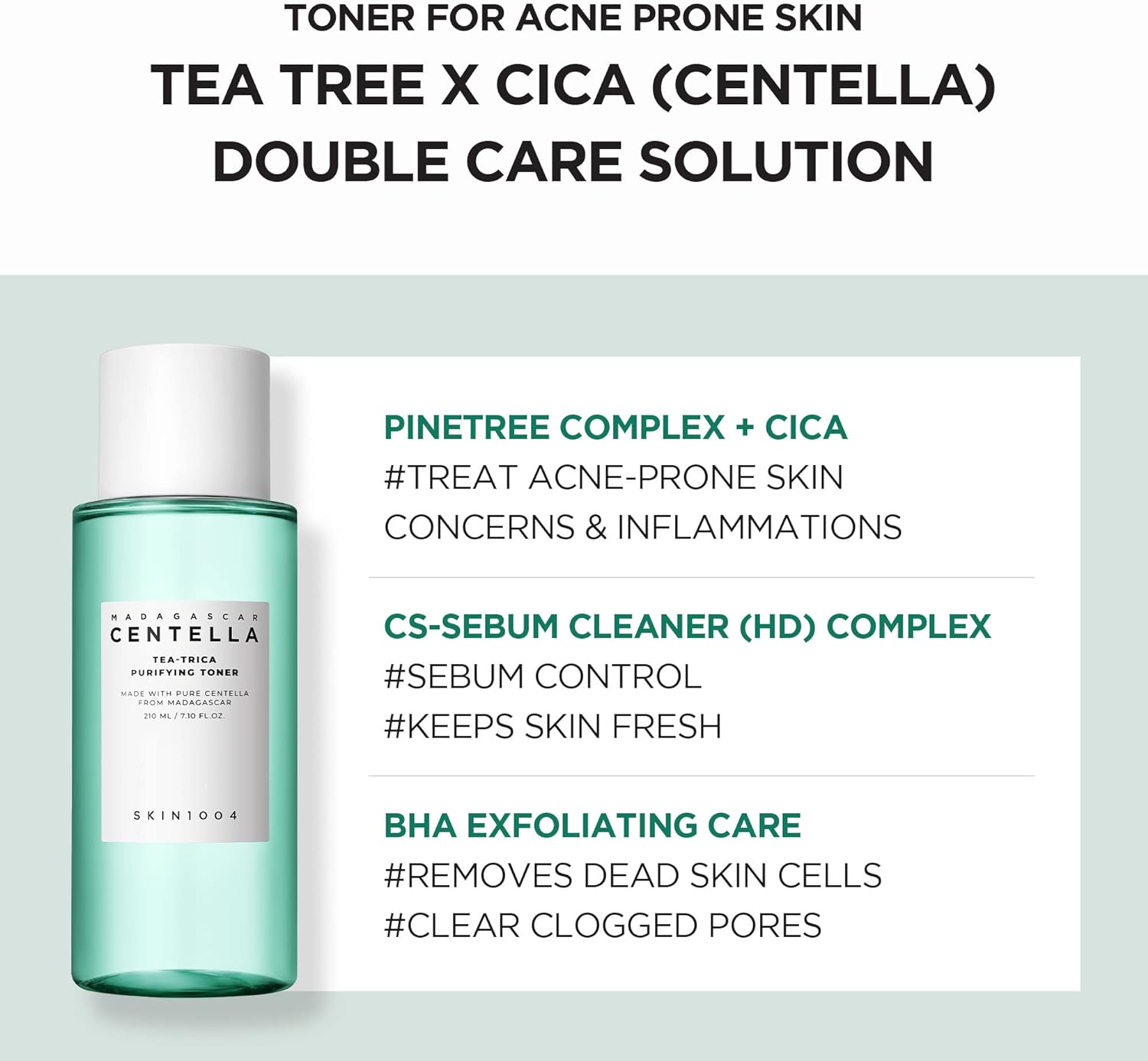 Madagascar Centella Tea-Trica Purifying Toner (210ml)