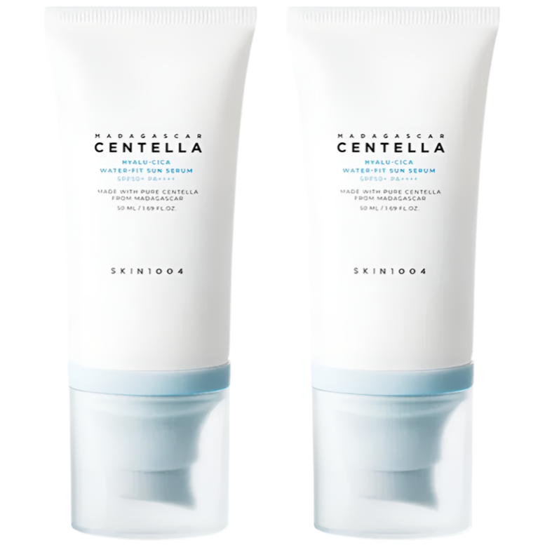 SKN1004 - Madagascar Centella Hyalu-Cica Water-Fit Sun Serum SPF50+ PA++++ (50ml) [Twin Pack] - Seoulful Skincare