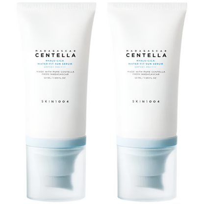 SKN1004 - Madagascar Centella Hyalu-Cica Water-Fit Sun Serum SPF50+ PA++++ (50ml) [Twin Pack] - Seoulful Skincare