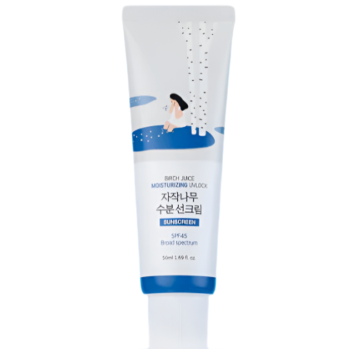 Round Lab - Birch Moisturising Sunscreen UVLock SPF 45+ Broad Spectrum (50ml) - Seoulful Skincare