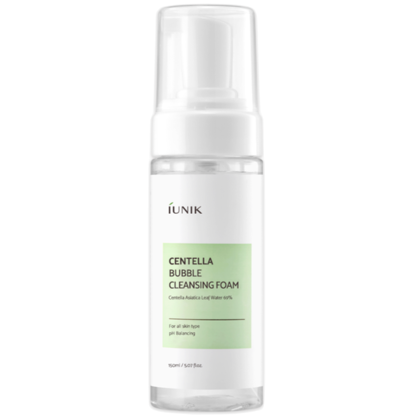 IUNIK - Centella Bubble Cleansing Foam (150ml) - Seoulful Skincare