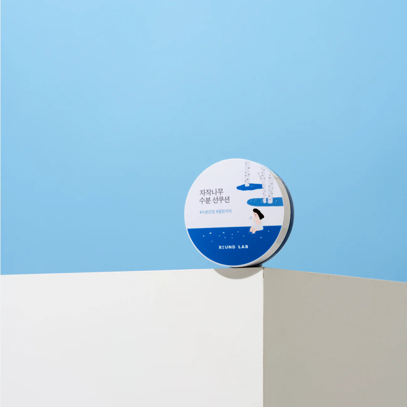 Round Lab - Birch Moisturising Sun Cushion SPF 50+, PA++++ (15g) - v - Seoulful Skincare