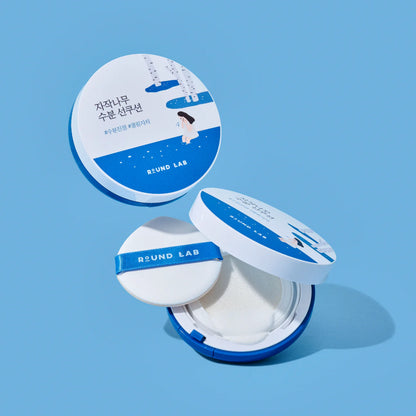 Round Lab - Birch Moisturising Sun Cushion SPF 50+, PA++++ (15g) - v2 - Seoulful Skincare