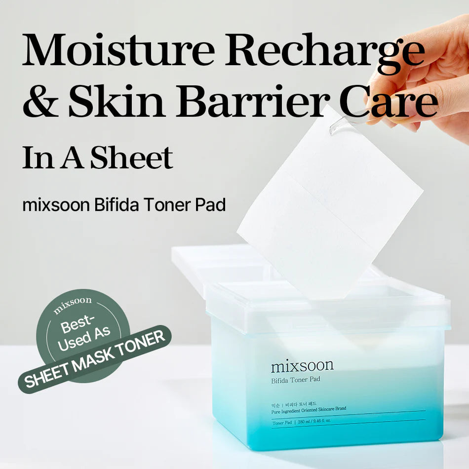 alt - Mixsoon_-_Bifida_Toner_Pad_60ea_-_Seoulful_Skincare