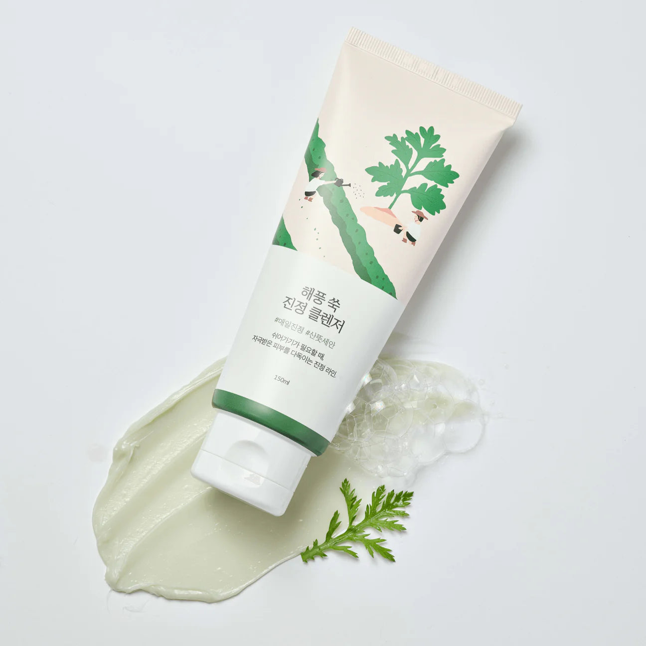 Round Lab - Mugwort Calming Cleanser (150ml) - v2 - Seoulful Skincare