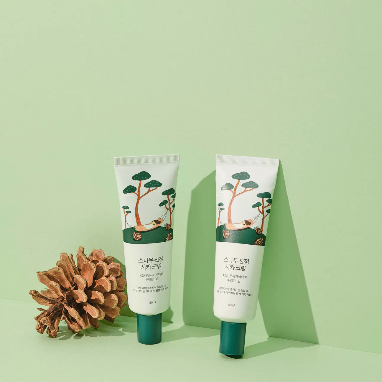 Round Lab - Pine Calming Cica Cream (50ml) - v4 - Seoulful Skincare
