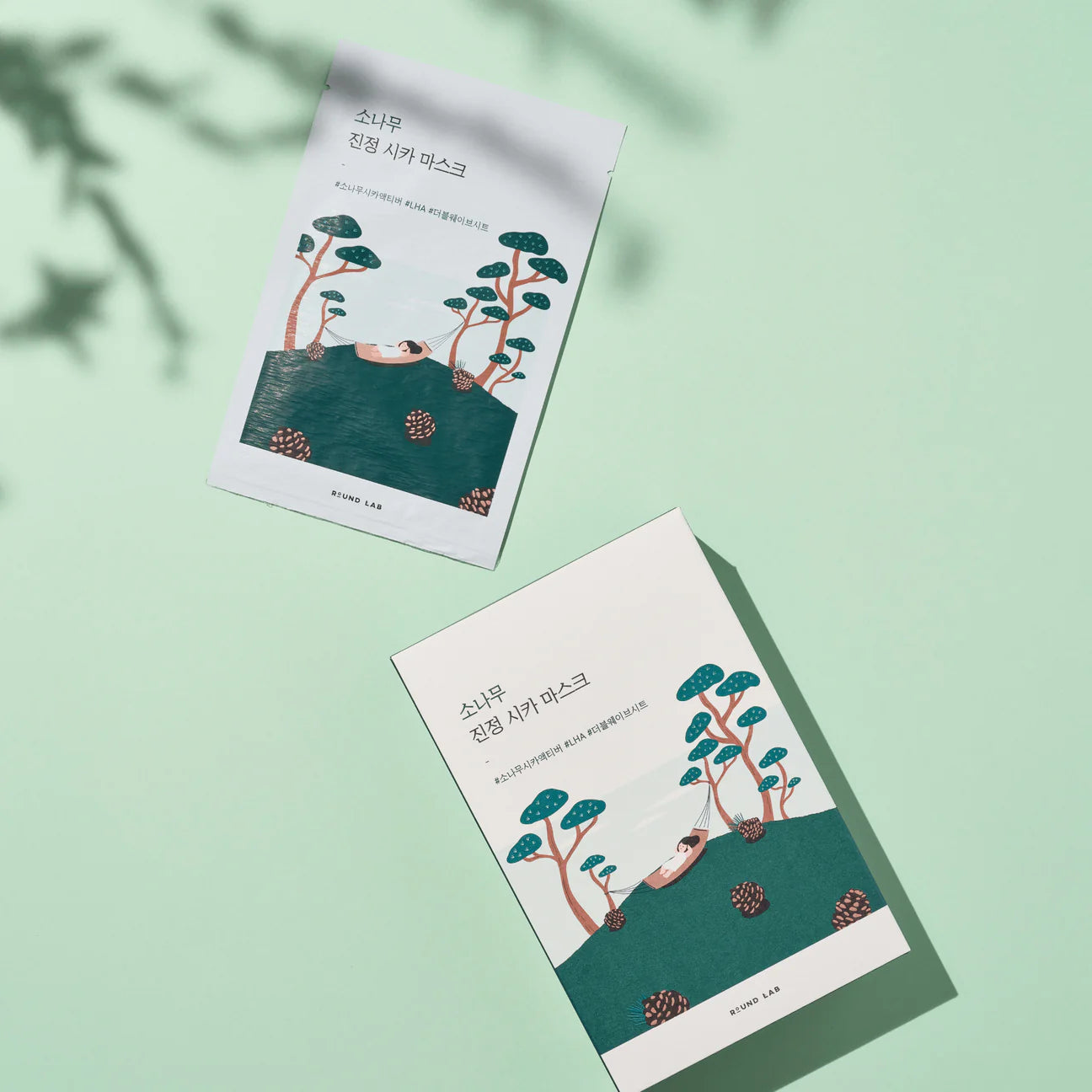 Round Lab - Pine Calming Cica Sheet Mask (1pc, 5pc, 10pc) - v2 - Seoulful Skincare