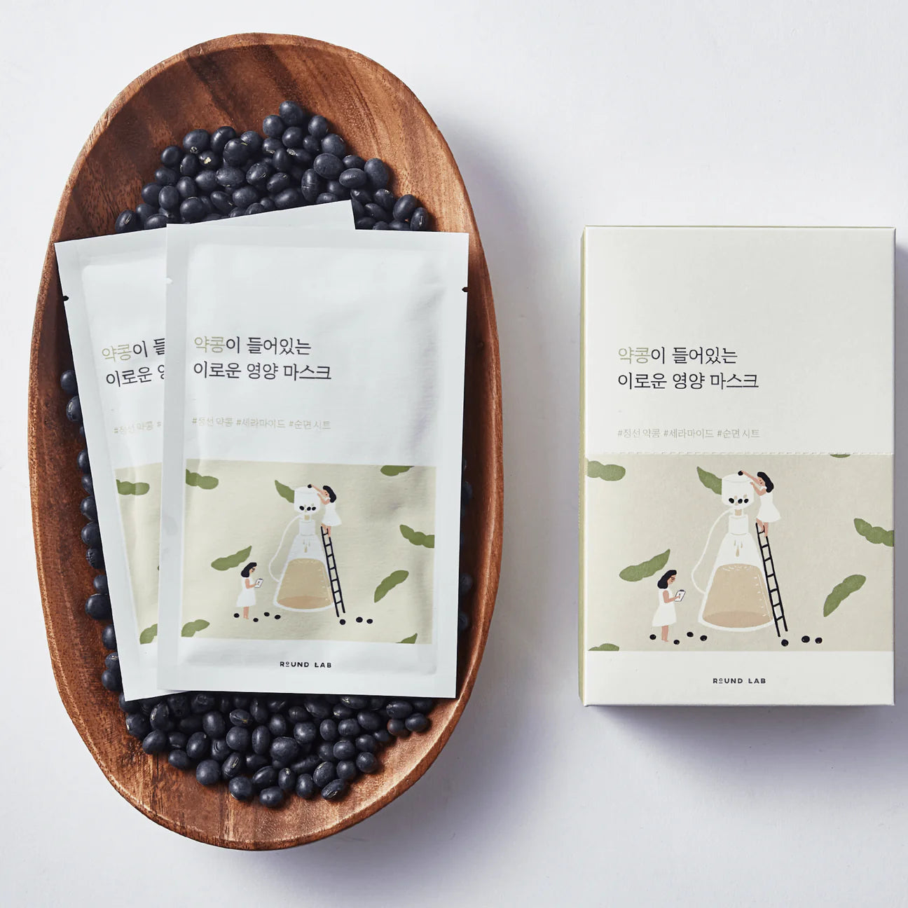 Round Lab - Soybean Nourishing Sheet Mask (1pc, 5pc, 10pc) - v3 - Seoulful Skincare